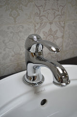 Werra chrome - Classic single lever mixer in country house style incl. drain valve
