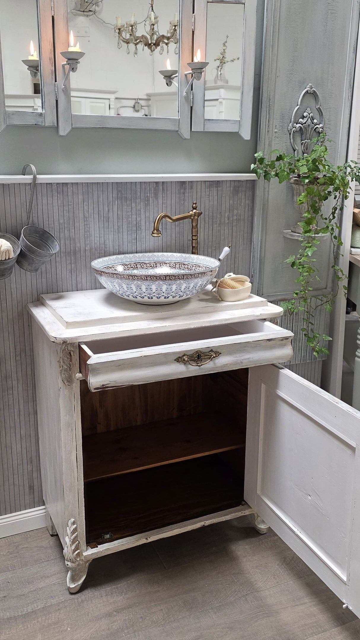 "Nostalgia" Shabby-Chic Waschtisch