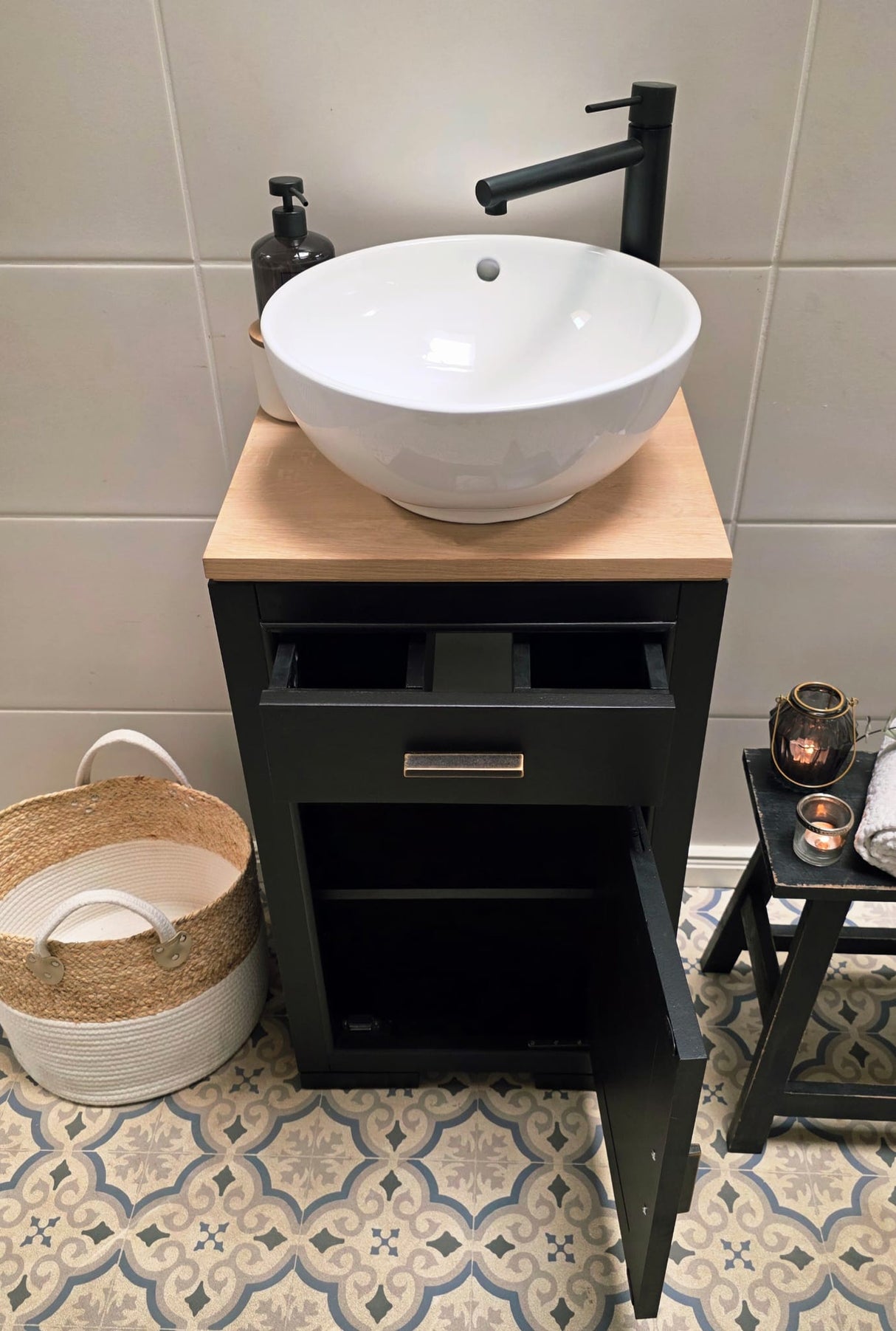 "Corda" - Waschtisch im modernen Landhausstil mit Keramikbecken| PURE-Serie von L&L (Copy)