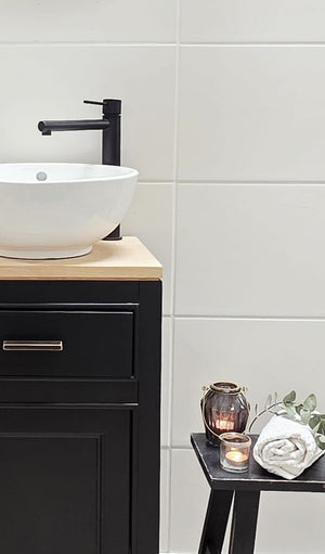 "Corda" - Waschtisch im modernen Landhausstil mit Keramikbecken| PURE-Serie von L&L (Copy)