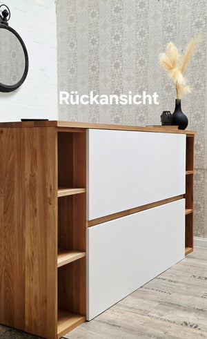 "Silver": Sideboard mit TV Lift, elektrisch 46 Zoll oder 55 Zoll