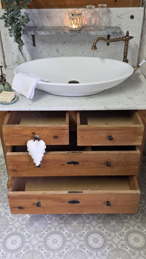 "Fee" Nostalgischer Spiegel-Waschtisch