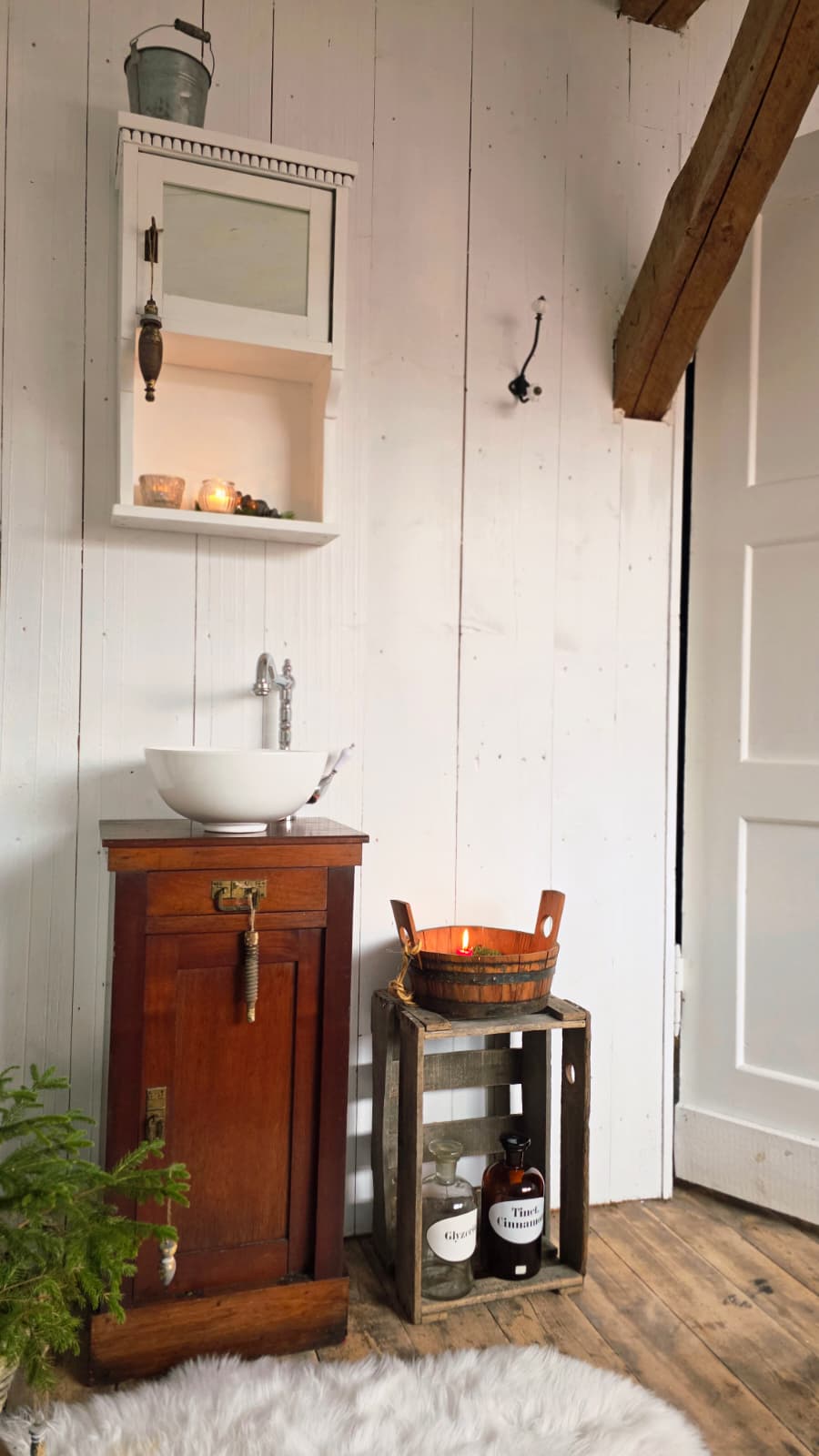 "Santa"- Antiker Landhaus Waschtisch