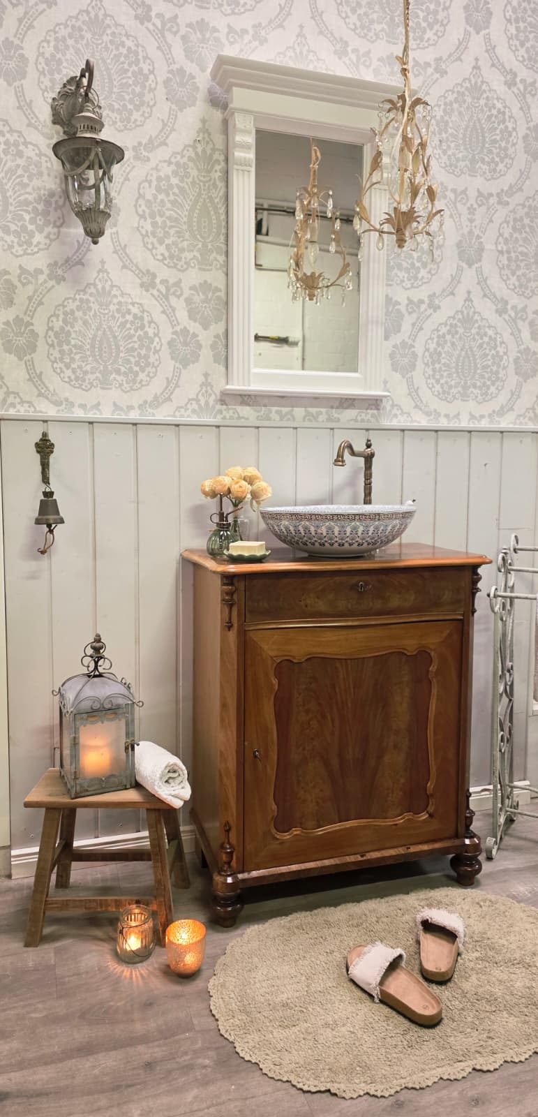 "Ranya" Antiker Landhaus Waschtisch