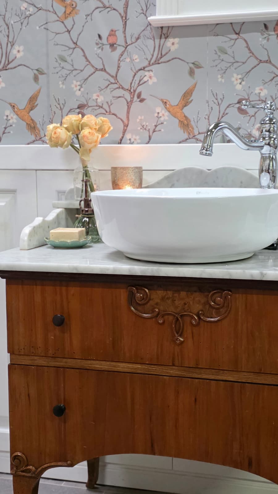 "Moleny" Antiker Landhaus Waschtisch