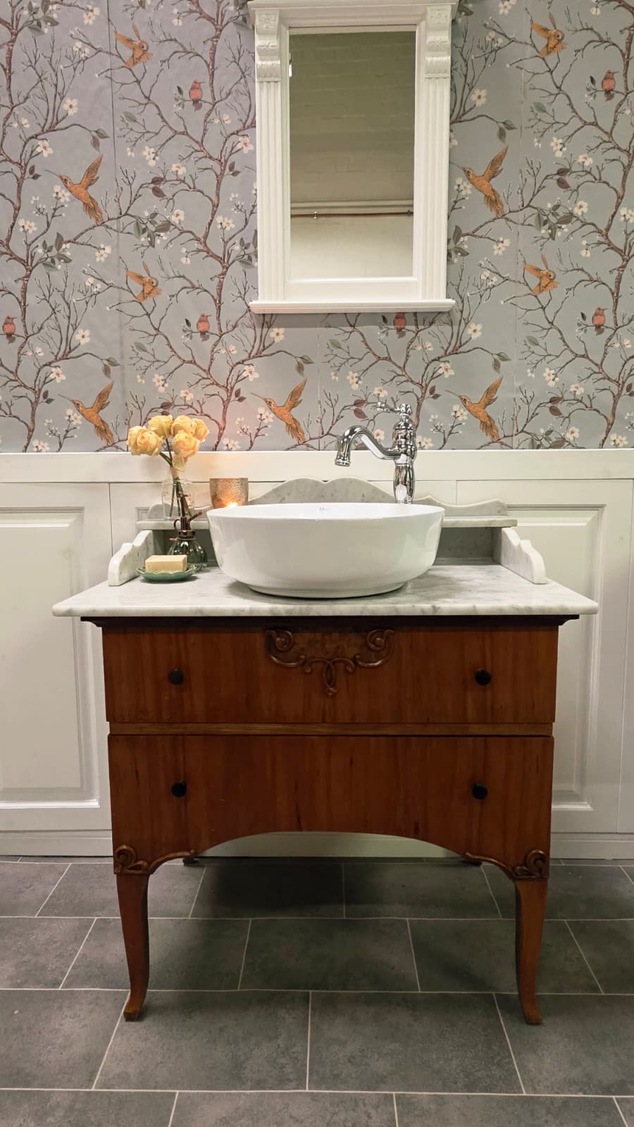 "Moleny" Antiker Landhaus Waschtisch