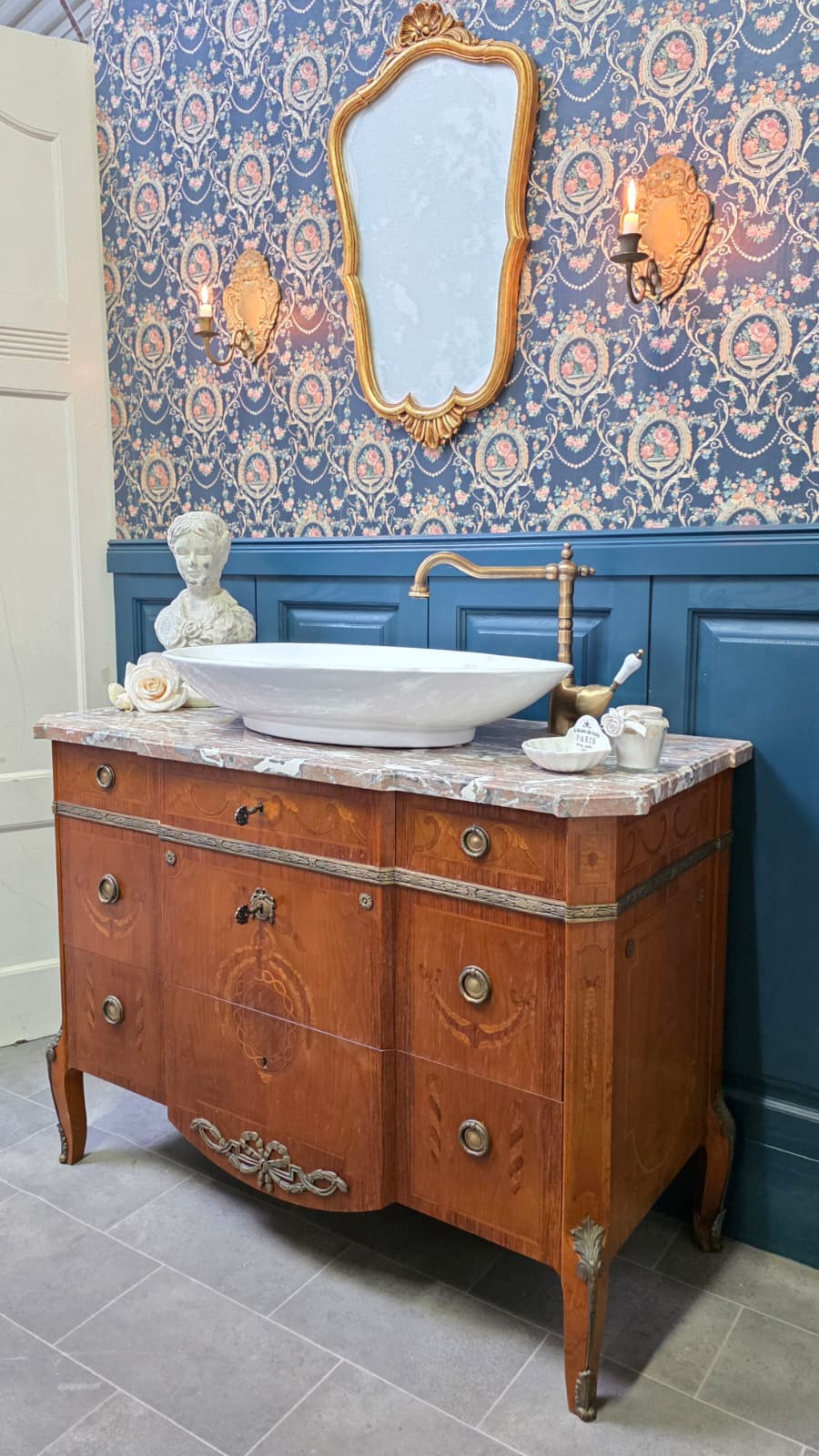 "Romy" Antiker Landhaus Waschtisch