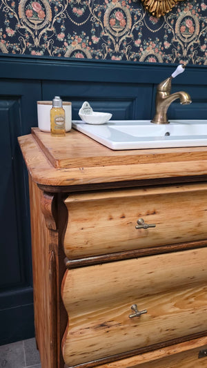 "Malve" Antiker Landhaus Waschtisch