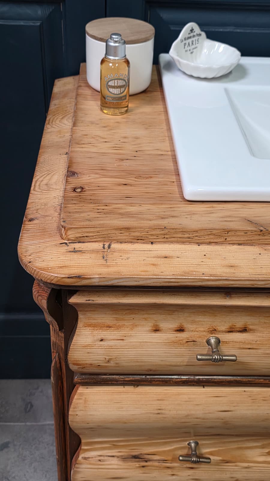 "Malve" Antiker Landhaus Waschtisch