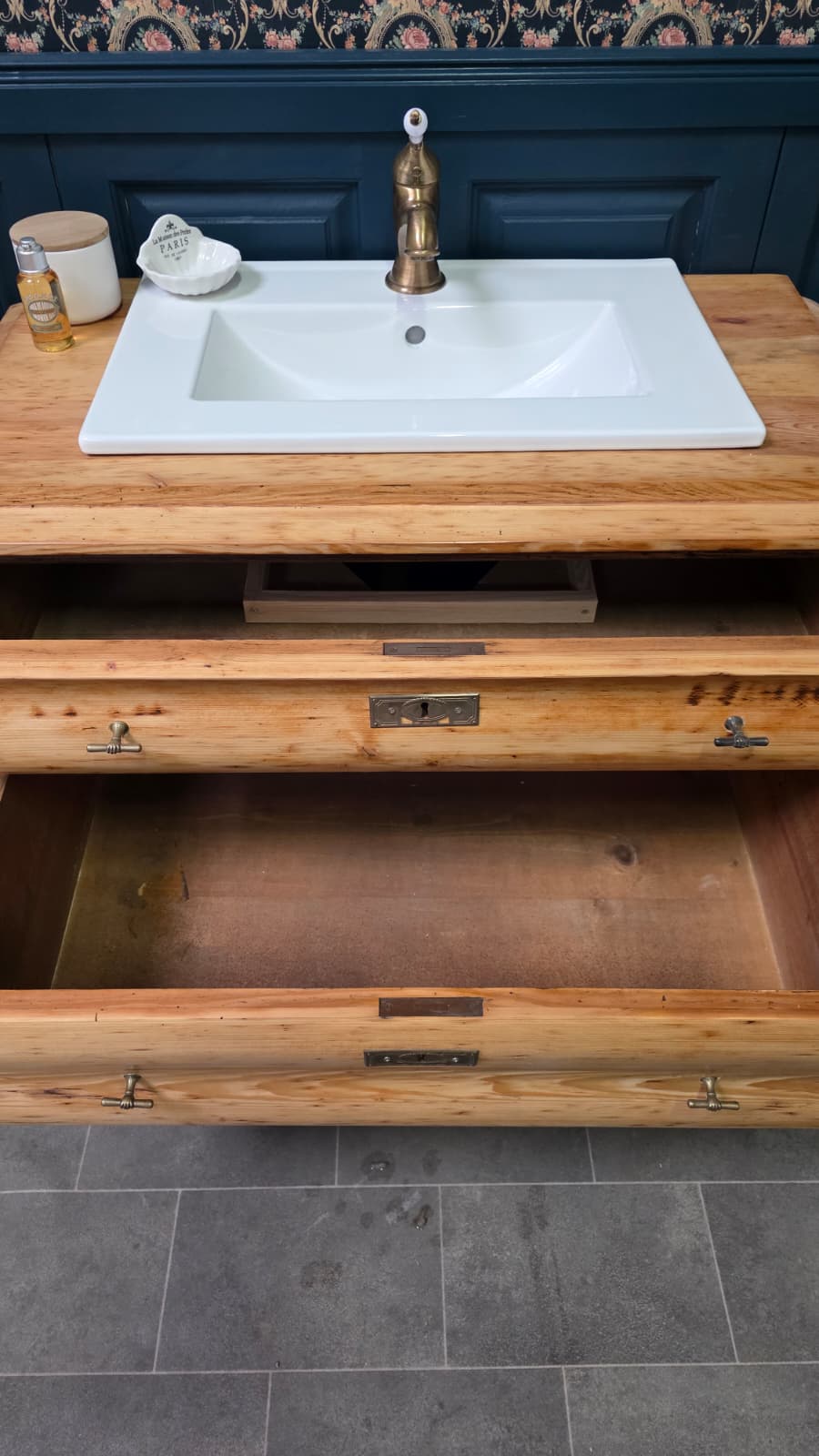 "Malve" Antiker Landhaus Waschtisch