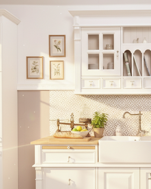 "Melina" - Spülenschrank im Landhausstil 207 cm