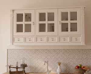 "Jutis" - Küchenhängeschrank im Landhaus-Look 150 cm