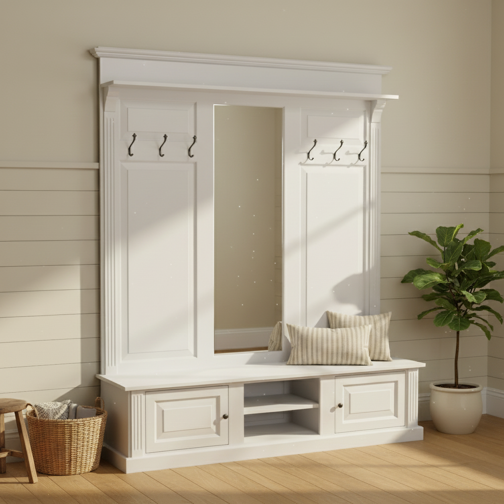 "Jilwa" - Landhaus Garderobe Massivholz