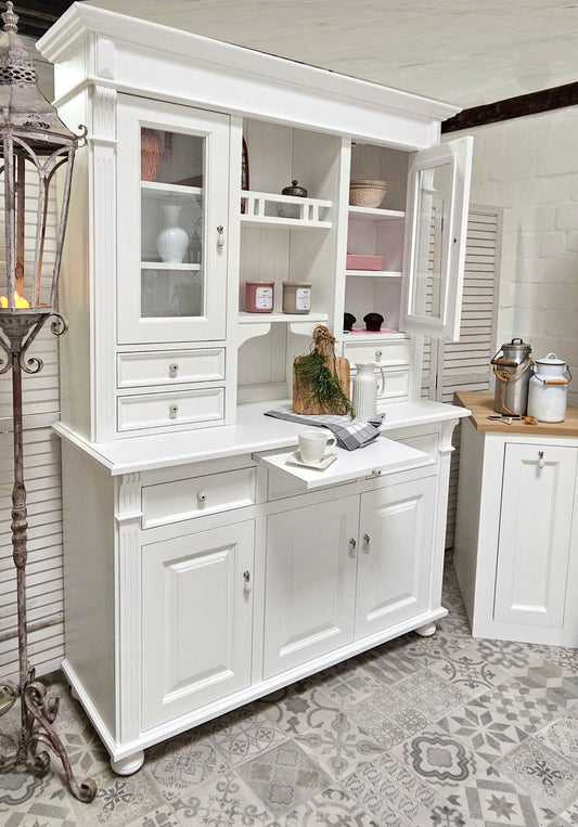 "Eline" - Kitchen buffet in vintage look, country house buffet, country house display cabinet