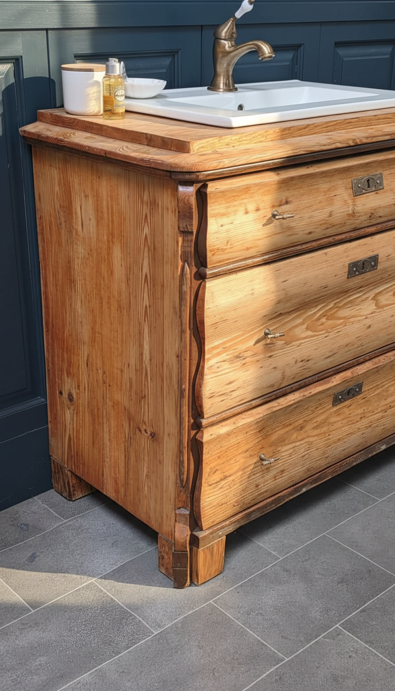 "Malve" Antiker Landhaus Waschtisch