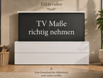 "Loui": TV-Schrank mit Lift für 55 Zoll bis 65 Zoll im Landhausstil