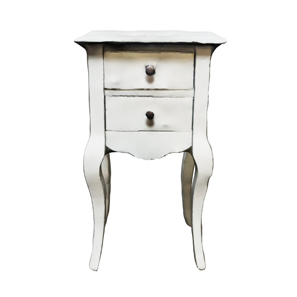 "Nuit" - Country house bedside table solid wood mint