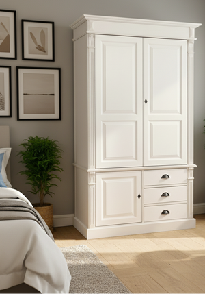 "Vjenna" - Elegant country house wardrobe in the Wilhelminian style