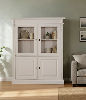 "Clay" - Elegant Vertiko, half cabinet in country house style in the Wilhelminian style