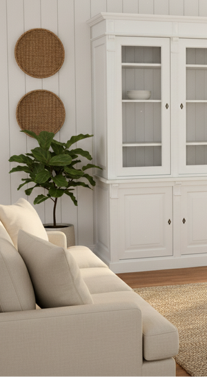 "Sija" - Eleganter Landhaus-Esszimmerschrank im Gründerzeitstil