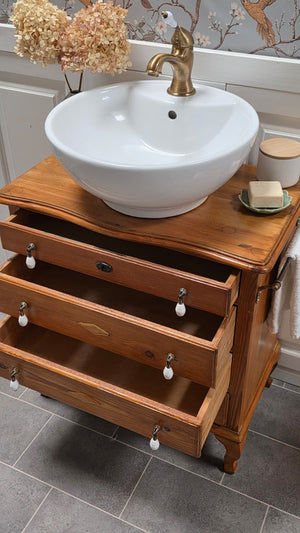 Lavabo de style ancien « Ranya » pour maison de campagne