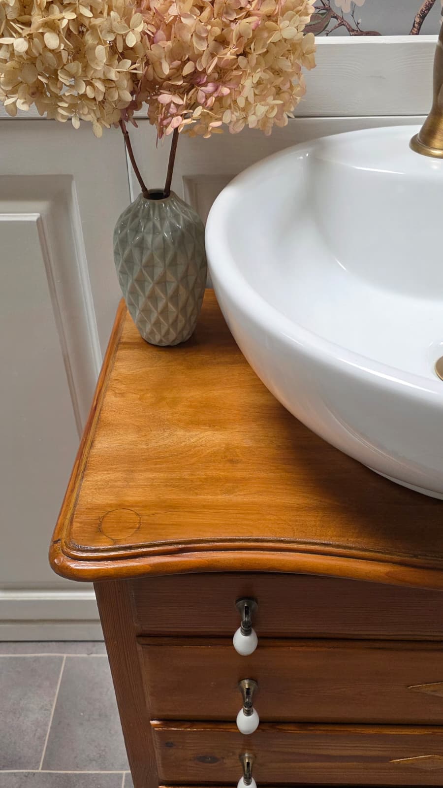 Lavabo de style ancien « Ranya » pour maison de campagne