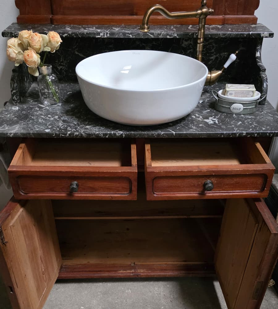 "Amour" Antiker Landhaus Waschtisch