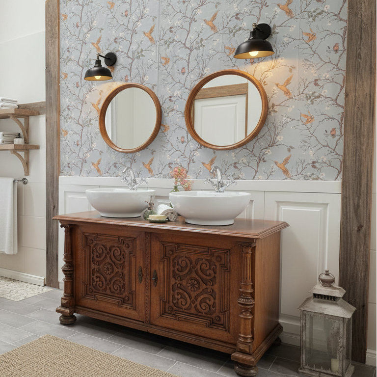 "Fines" Antiker Landhaus Waschtisch