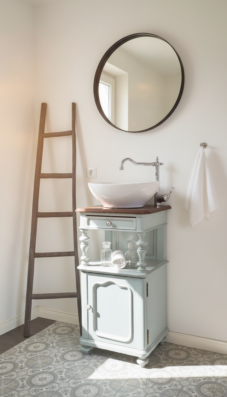 "Evra"- Antiker Landhaus Waschtisch