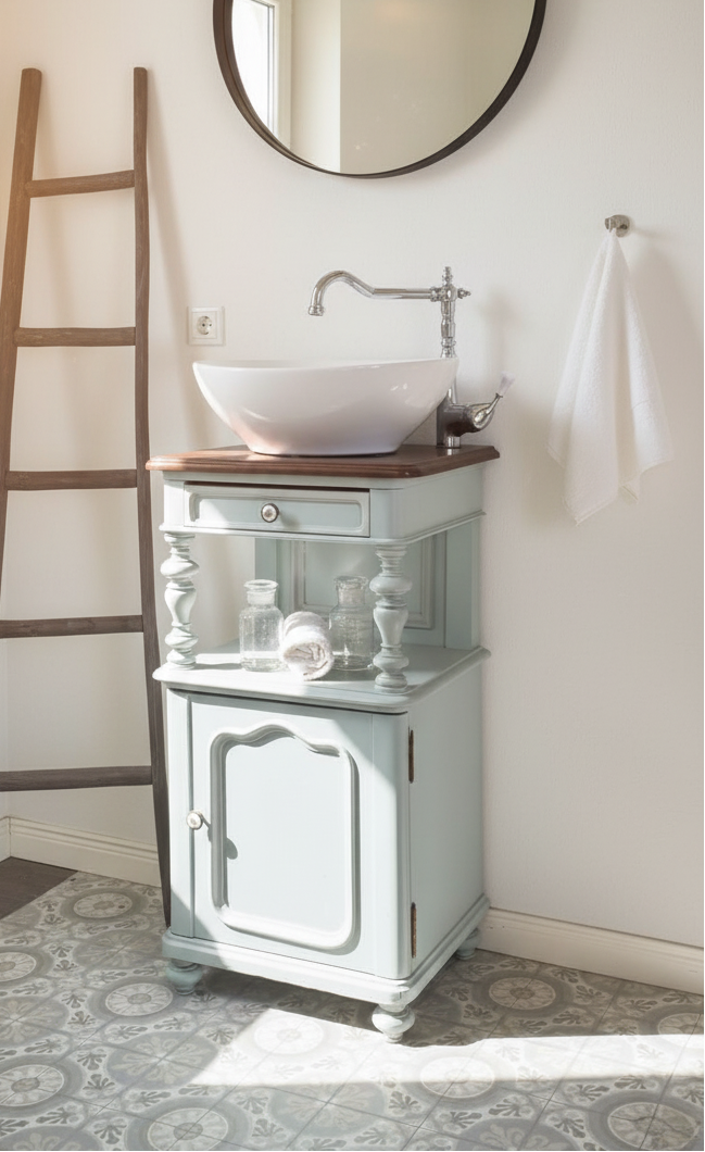 "Evra"- Antiker Landhaus Waschtisch