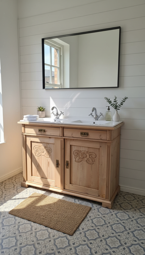 "Ailev" Antiker Doppel-Waschtisch