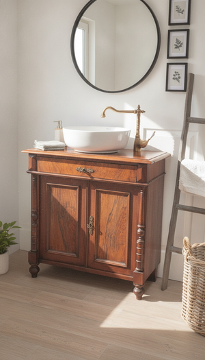 Lavabo ancien de maison de campagne « Rony »