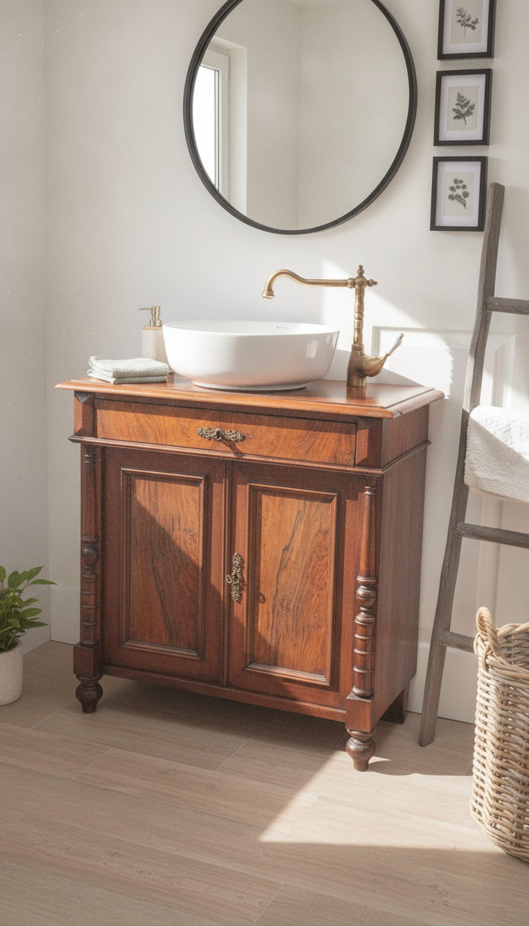 Lavabo ancien de maison de campagne « Rony »