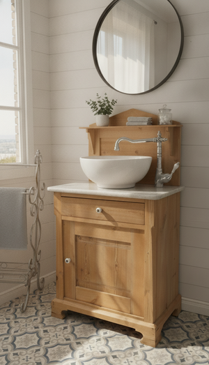 Lavabo de style ancien « Ranya » pour maison de campagne