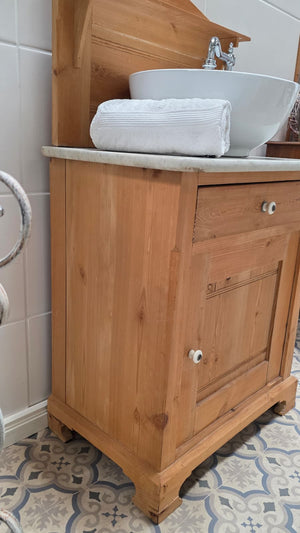 Lavabo de style ancien « Ranya » pour maison de campagne