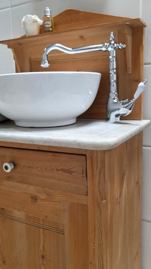 Lavabo de style ancien « Ranya » pour maison de campagne