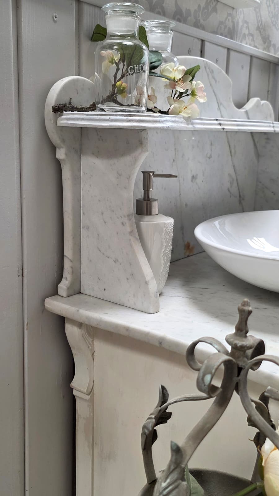 Lavabo ancien de maison de campagne « Rony »
