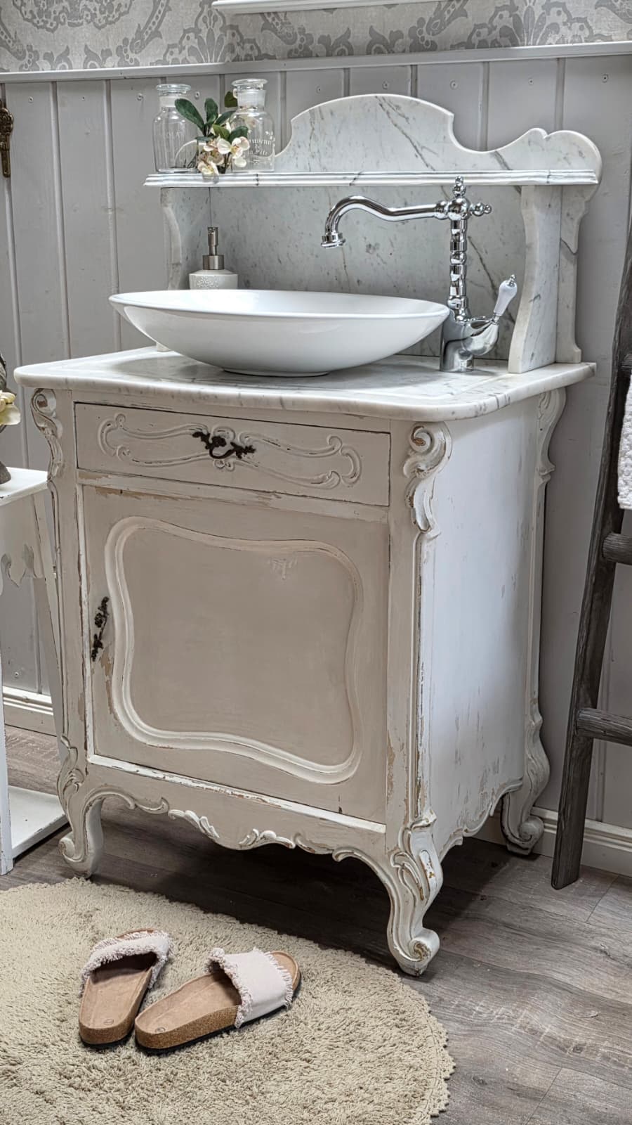 Lavabo ancien de maison de campagne « Rony »