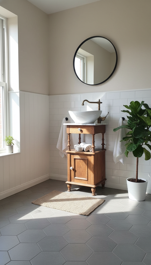 "Trice"- Antiker Landhaus Waschtisch