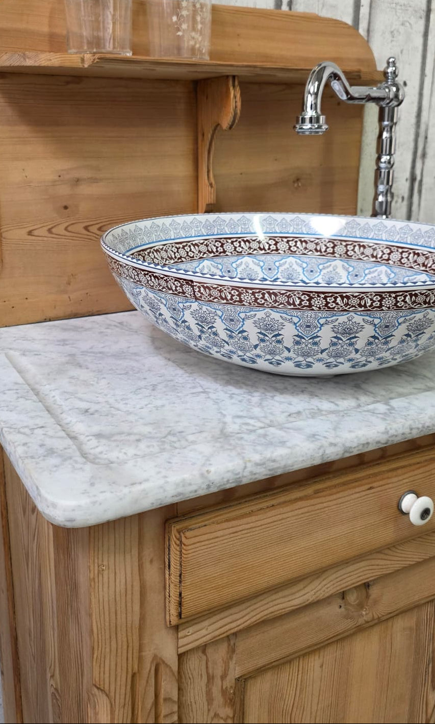 "Visby"- Antiker Landhaus Waschtisch