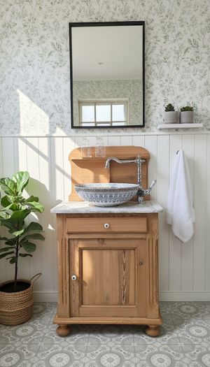 "Visby"- Antiker Landhaus Waschtisch