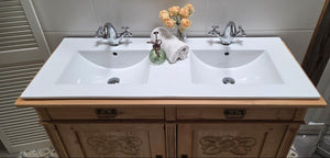 "Ailev" Antiker Doppel-Waschtisch