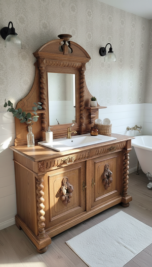 "Jarre" Antiker Landhaus Waschtisch