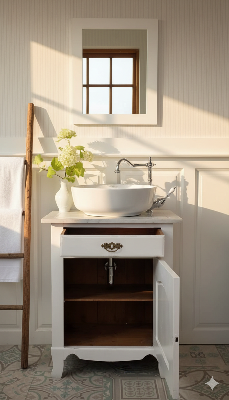 "Madelene" Dänischer Landhaus Waschtisch