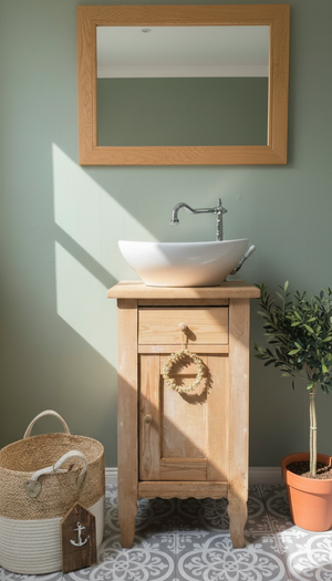 « Bjelle » - Lavabo ancien de style campagnard